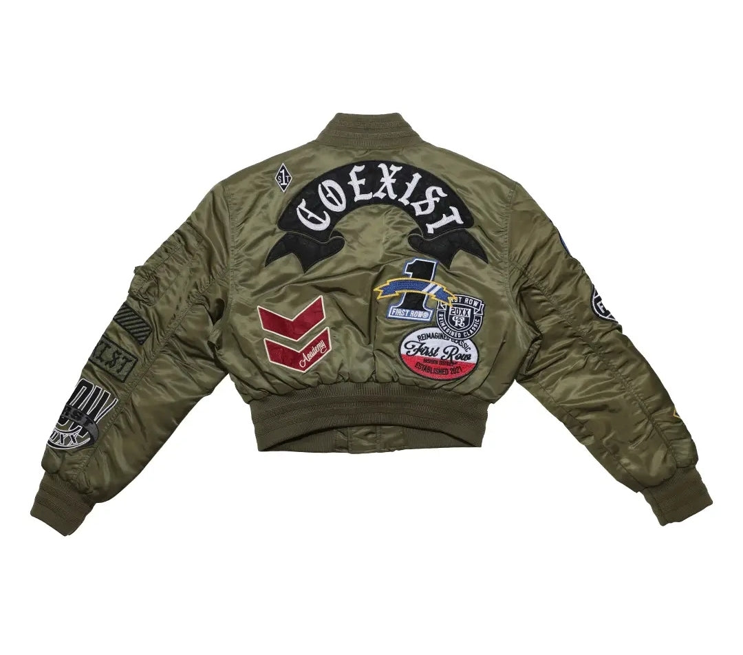 Multi Patch Bomber Jacket