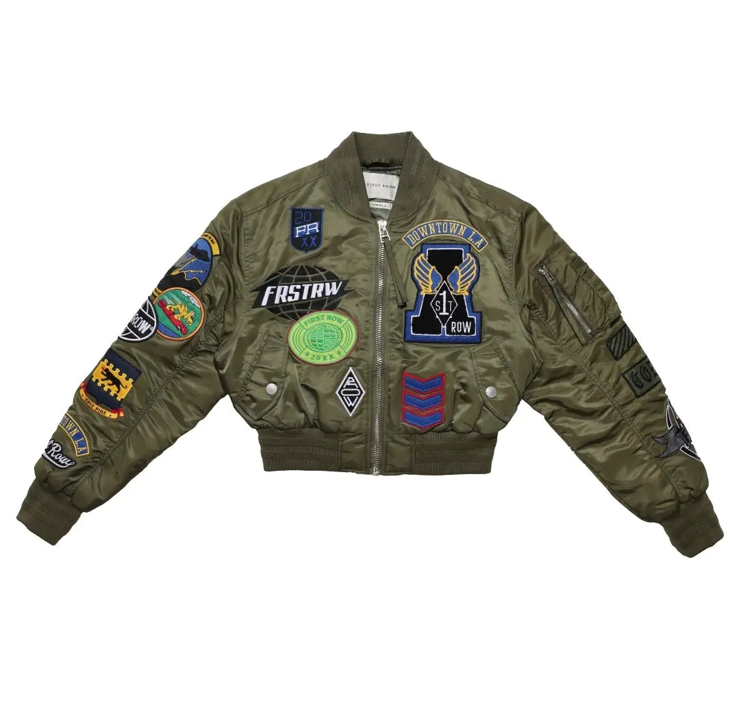 Multi Patch Bomber Jacket
