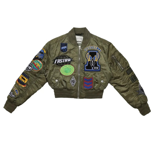 Multi Patch Bomber Jacket